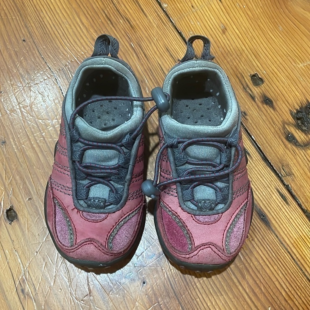 L.L. Bean Kids Sneakers - Red and Gray